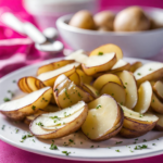 Baked Potato Slices, Potato Side Dish, Potato Snack Recipe, Easy Potato Recipes, Oven-Baked Potatoes, Potato Appetizer, Homemade Potato Chips, Potato Rounds, Crispy Potato Slices, Quick Potato Snacks, Simple Potato Dish, Potato Seasoning, Potato Cooking Tips, Healthy Potato Snacking, Potato Slice Recipe, Salted Potato Slices, Oven Roasted Potatoes, Potato Spuds, Single-Serving Potato, Potato Preparation, Golden Brown Potatoes, Potato Flipping, Thin Potato Slices, Potato Side for One, Homemade Potato Crisps, Potato Rounds Recipe, Potato Slice Snacks, Kid-Friendly Potato Recipe, Crispy Oven Potatoes, Potato Chip Alternative